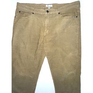 Peter Millar Mens Sz 35 Cotton Blend Corduroy Khaki Tan Pants